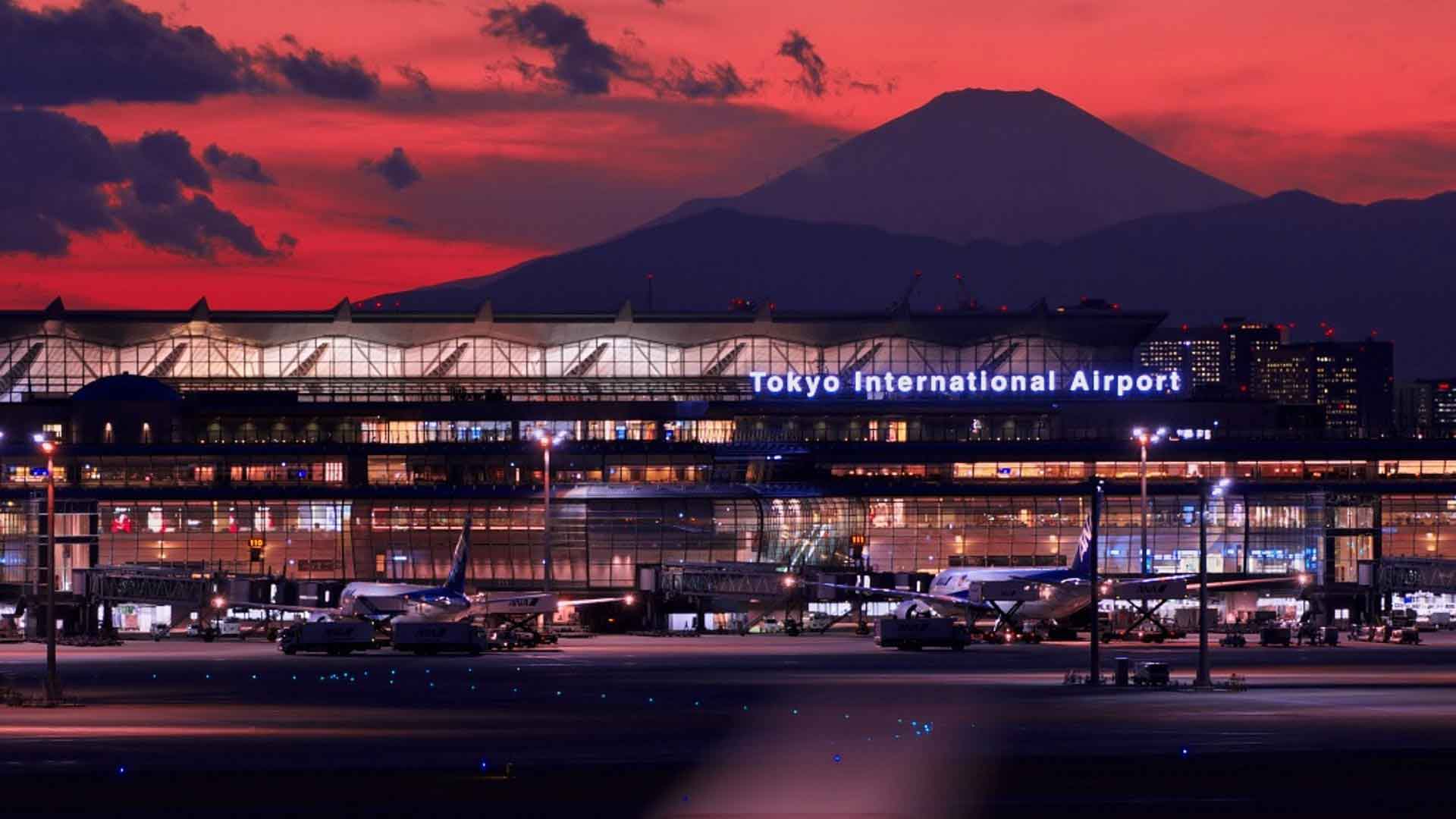 Haneda aeroport japon arrivee transfert