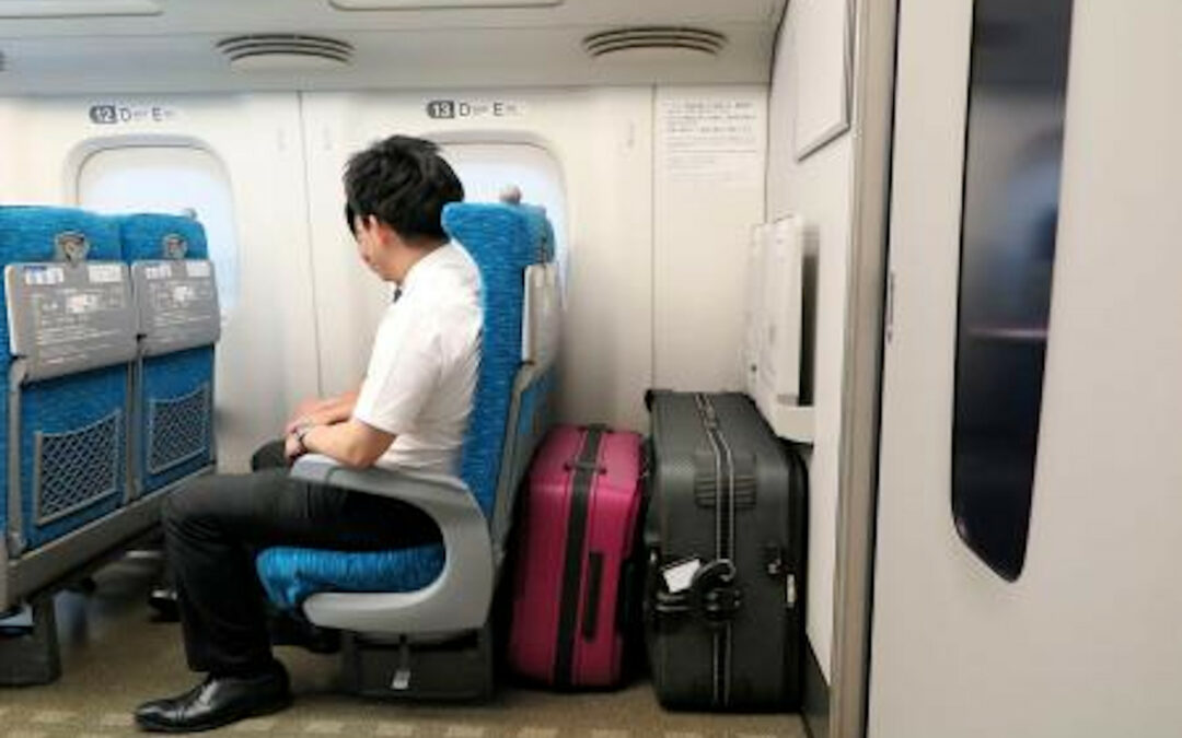 Nouvelle regle pour les bagages encombrants dans le Shinkansen